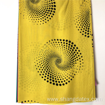 Geometrical Design Rayon Dyed And Printed Fabrics Stone